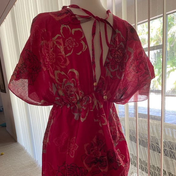 NWT coco cabana cotton coverup one size - Picture 2 of 5